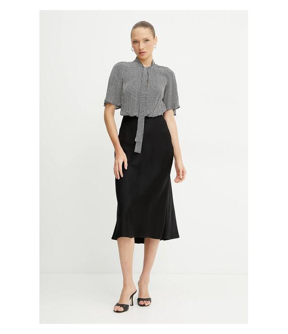 Φόρεμα Elisabetta Franchi χρώμα: μαύρο, AB85752E2