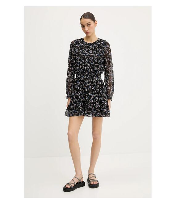 Φόρεμα Tommy Jeans χρώμα: μαύρο, DW0DW20338