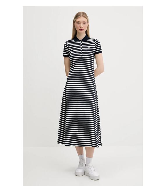 Φόρεμα Tommy Jeans χρώμα: ναυτικό μπλε, DW0DW20383