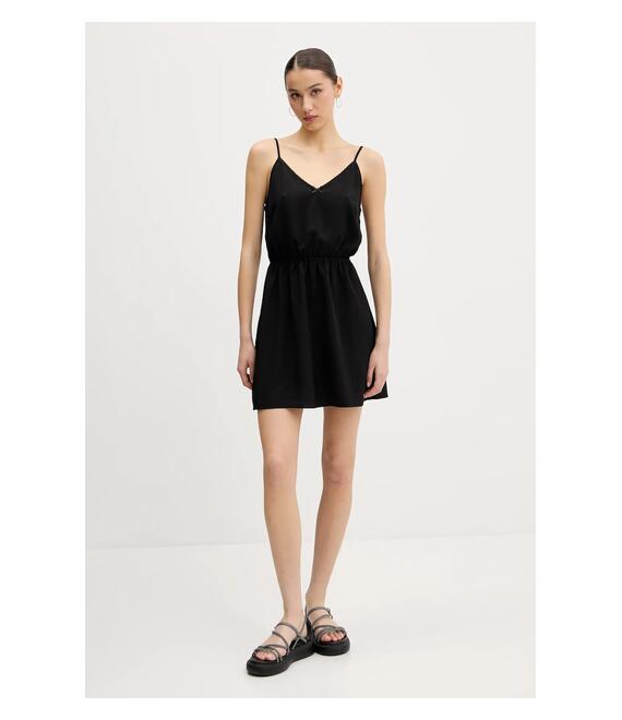 Φόρεμα Tommy Jeans χρώμα: μαύρο, DW0DW20613