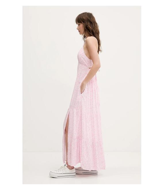 Φόρεμα Hollister Co. χρώμα: άσπρο, KI359-5064