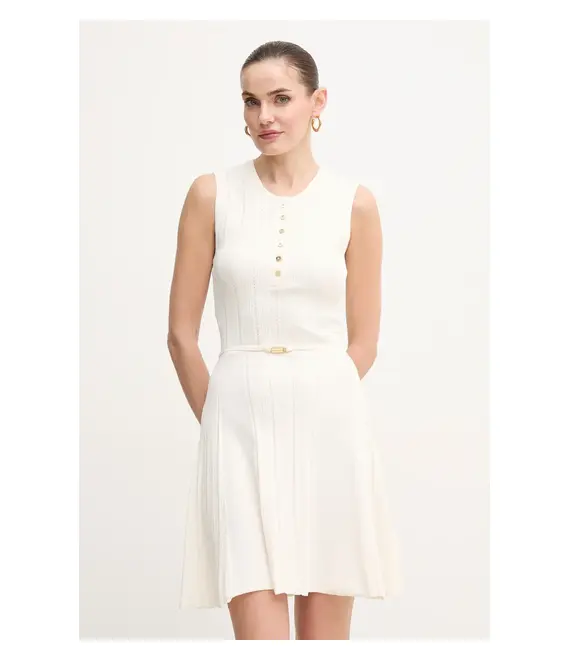 Φόρεμα Marciano Guess GIADA χρώμα: μπεζ, 5GGK26 5874Z