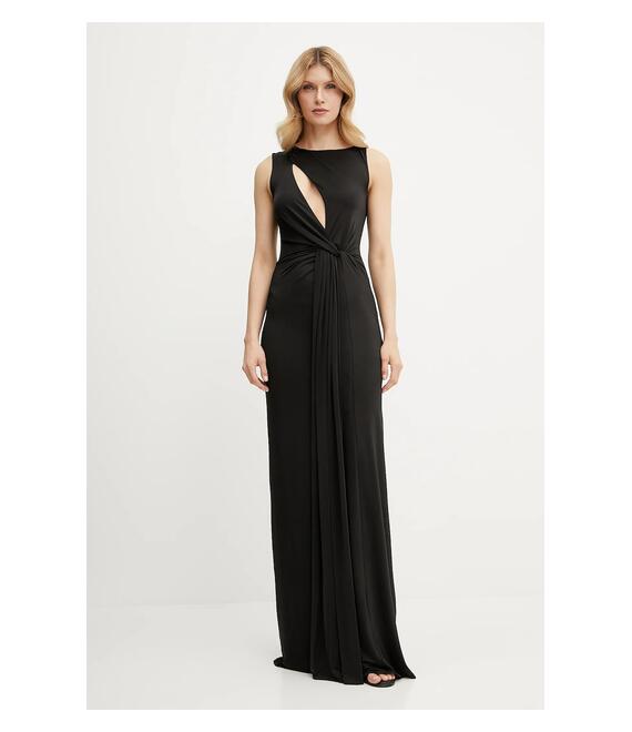 Φόρεμα Marciano Guess ALVA χρώμα: μαύρο, 5GGK40 6259A