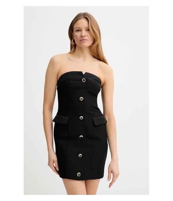 Φόρεμα Marciano Guess VITTORIA χρώμα: μαύρο, 5GGK14 7300A