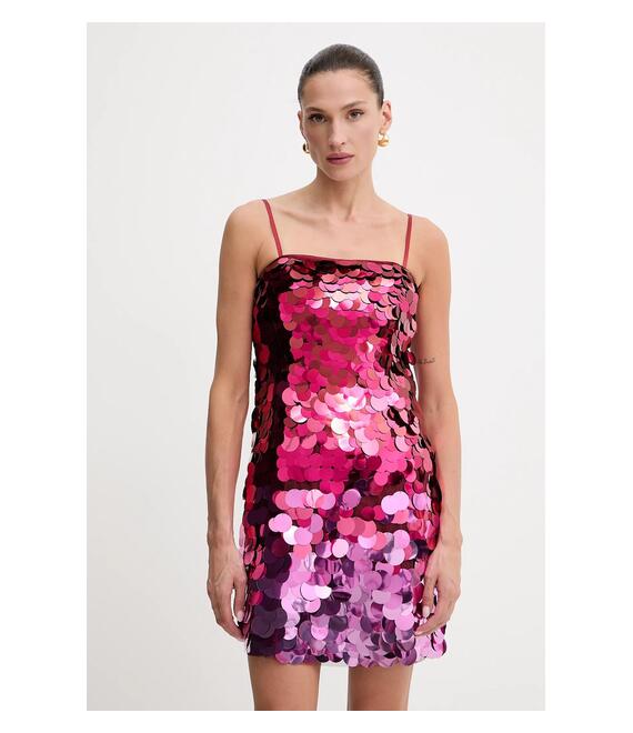 Φόρεμα Marciano Guess ZAYA χρώμα: ροζ, 5GGK35 6332A