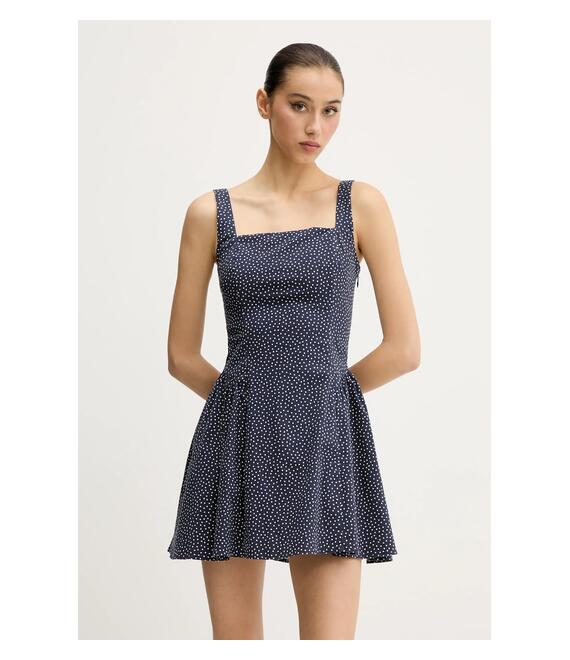 Φόρεμα Abercrombie & Fitch χρώμα: ναυτικό μπλε, KI159-5485