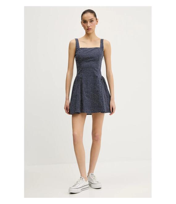 Φόρεμα Abercrombie & Fitch χρώμα: ναυτικό μπλε, KI159-5485