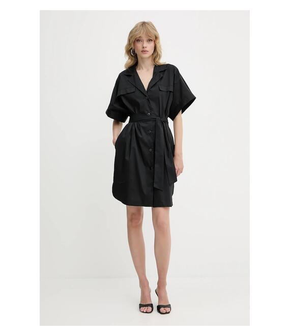 Φόρεμα Liu Jo χρώμα: μαύρο, VA5074.TS330