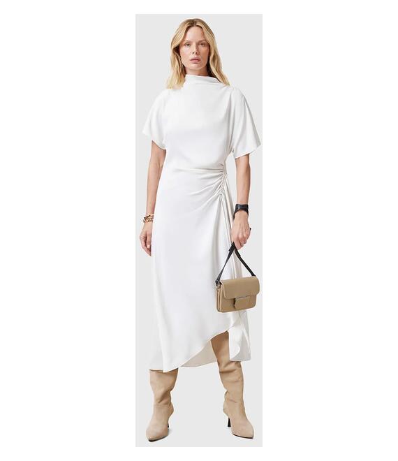 Φόρεμα AllSaints ROSIE χρώμα: άσπρο, W043DC