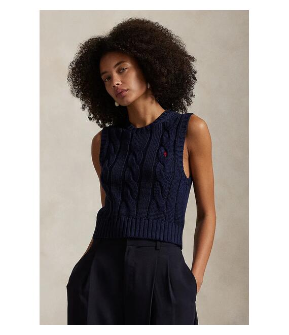 Βαμβακερό πουλόβερ Polo Ralph Lauren χρώμα: μπλε, 211959295