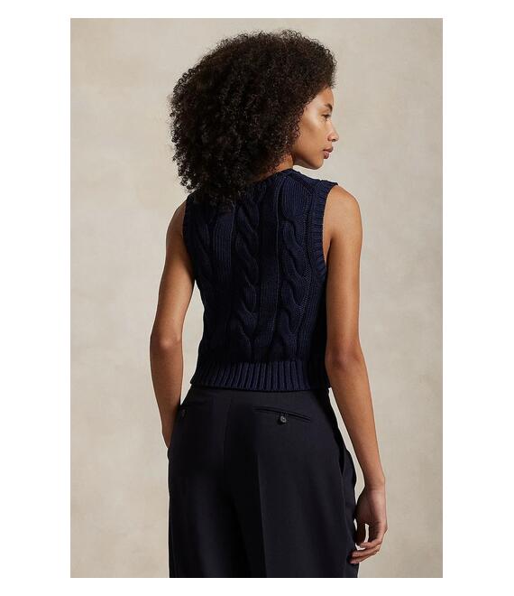 Βαμβακερό πουλόβερ Polo Ralph Lauren χρώμα: μπλε, 211959295