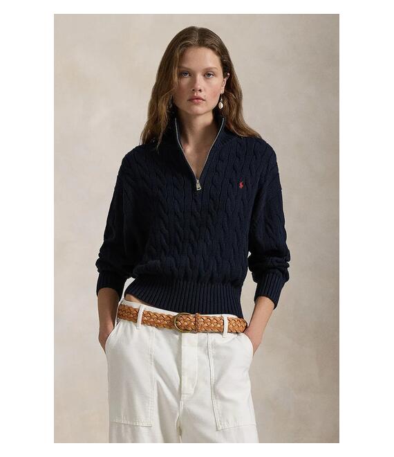 Βαμβακερό πουλόβερ Polo Ralph Lauren χρώμα: μπλε, 211963467