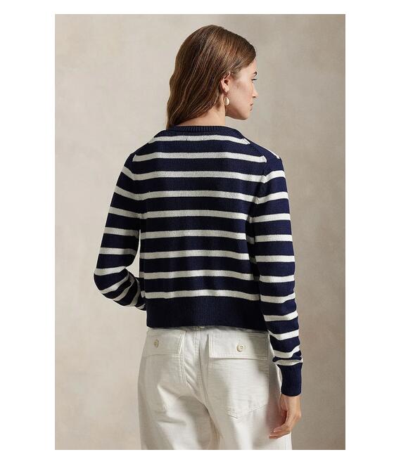 Βαμβακερή ζακέτα Polo Ralph Lauren χρώμα: ναυτικό μπλε, 211959297