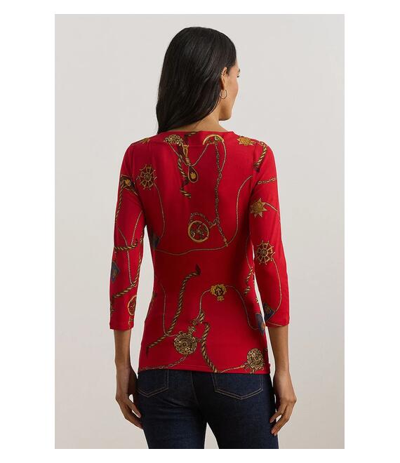 Μπλουζάκι Lauren Ralph Lauren χρώμα: κόκκινο, 200957611