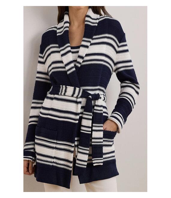 Πλεκτή ζακέτα Lauren Ralph Lauren χρώμα: ναυτικό μπλε, 200957560