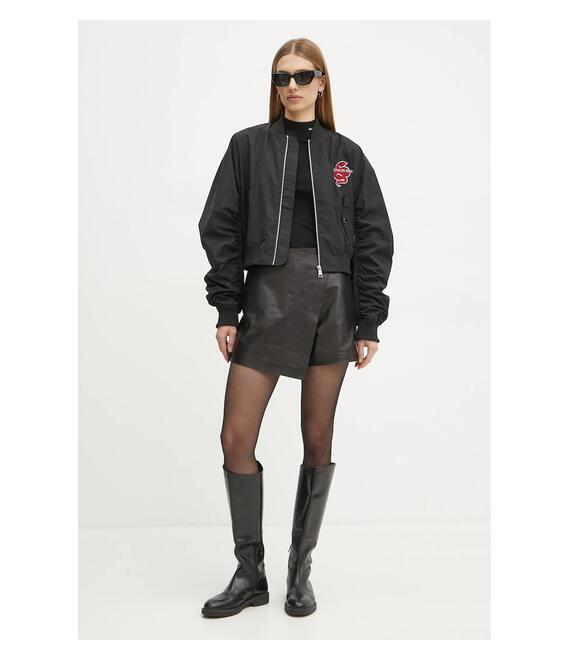Πουλόβερ Karl Lagerfeld χρώμα: μαύρο, A1W18006