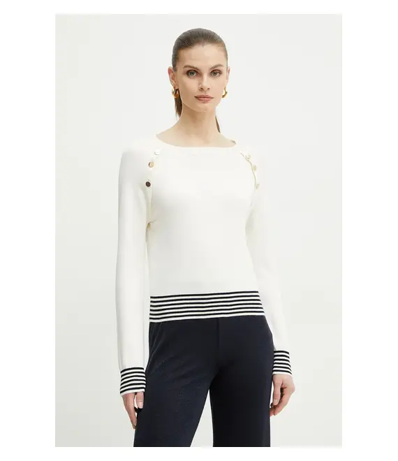 Πουλόβερ Marella Emme by Marella χρώμα: μπεζ, 2515361071200