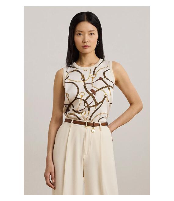 Μπλουζάκι Lauren Ralph Lauren χρώμα: μπεζ, 200963631
