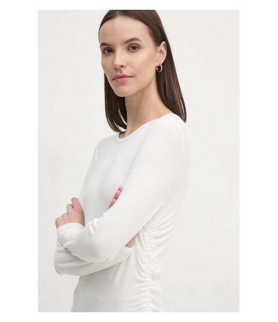 Μακρυμάνικο Dkny χρώμα: μπεζ, DP5T9985