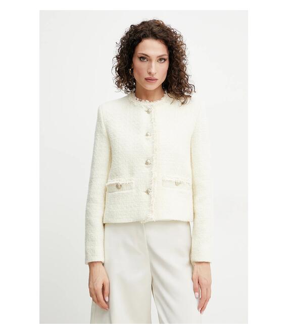 Μάλλινο σακάκι Weekend Max Mara χρώμα: μπεζ, 2515041061600