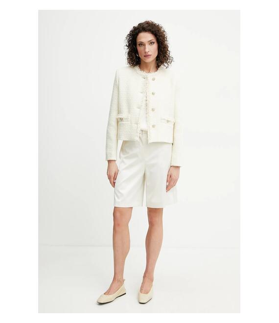 Μάλλινο σακάκι Weekend Max Mara χρώμα: μπεζ, 2515041061600