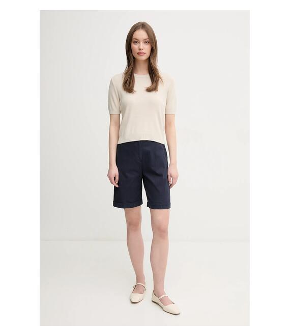 Βαμβακερό πουλόβερ United Colors of Benetton χρώμα: μπεζ, 1091D10D5