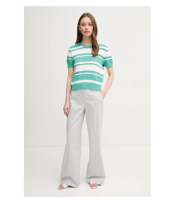 Βαμβακερό πουλόβερ United Colors of Benetton χρώμα: τιρκουάζ, 1294E10D0