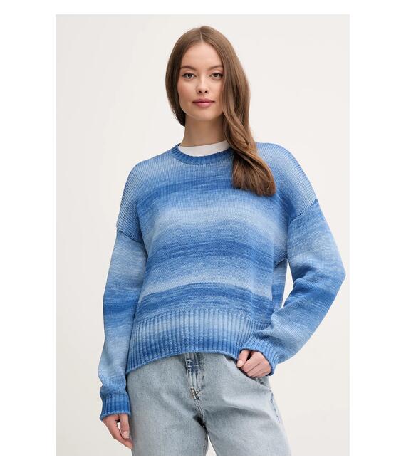 Βαμβακερό πουλόβερ United Colors of Benetton χρώμα: μπλε, 108FD10DH