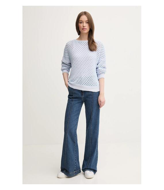 Πουλόβερ United Colors of Benetton χρώμα: μπλε, 1194E10D9