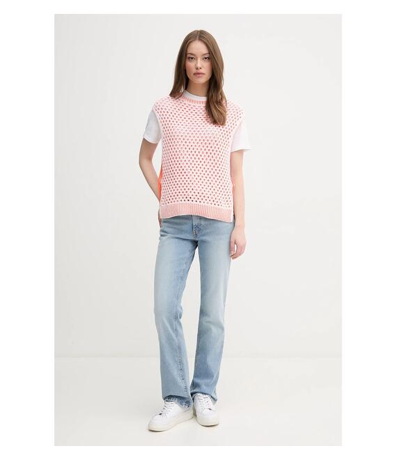 Γιλέκο United Colors of Benetton χρώμα: άσπρο, 1194E10DE