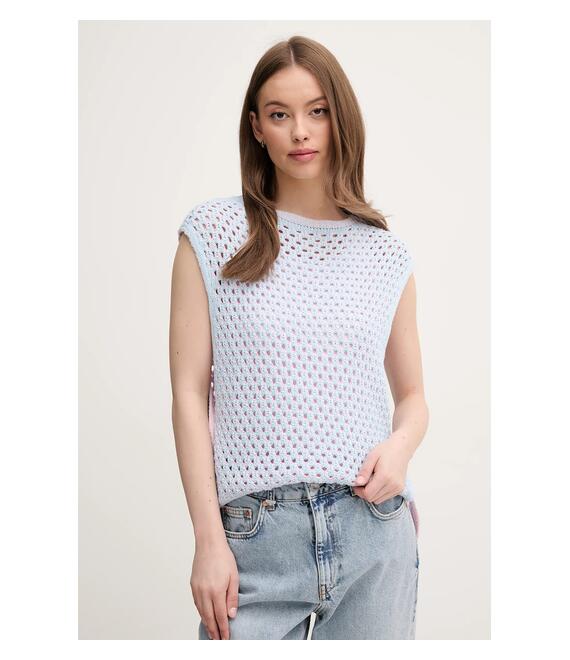 Γιλέκο United Colors of Benetton χρώμα: μπλε, 1194E10DE