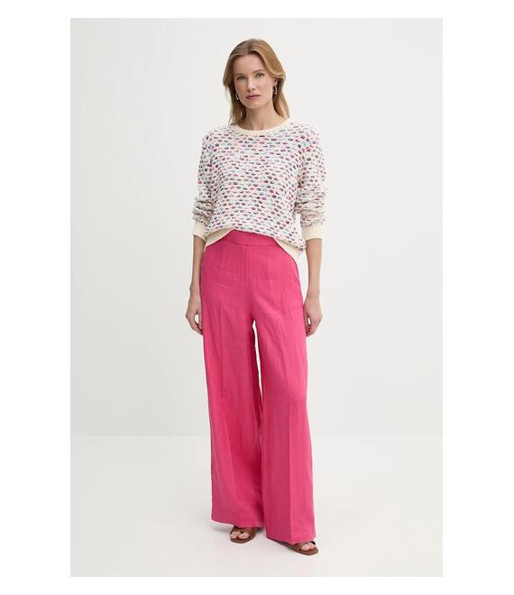 Πουλόβερ United Colors of Benetton χρώμα: μπεζ, 1198E10D8