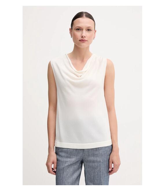 Top United Colors of Benetton χρώμα: μπεζ, 123VD10DD