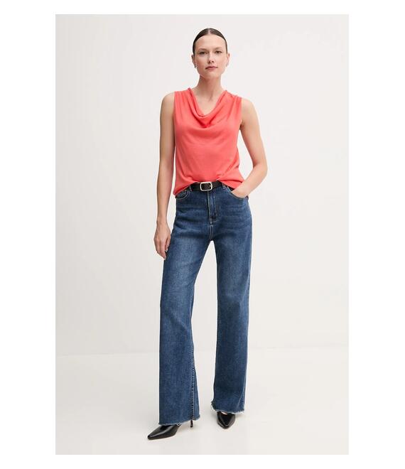 Top United Colors of Benetton χρώμα: πορτοκαλί, 123VD10DD
