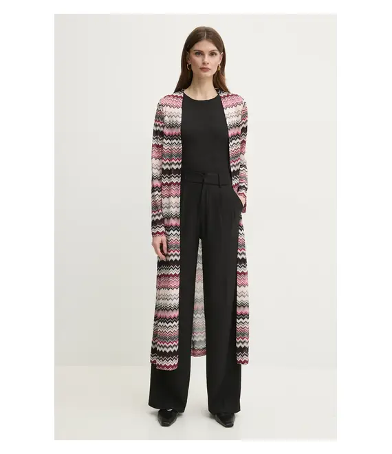 Πλεκτή ζακέτα Missoni χρώμα: μαύρο, DS25SM0K.BR00ZV