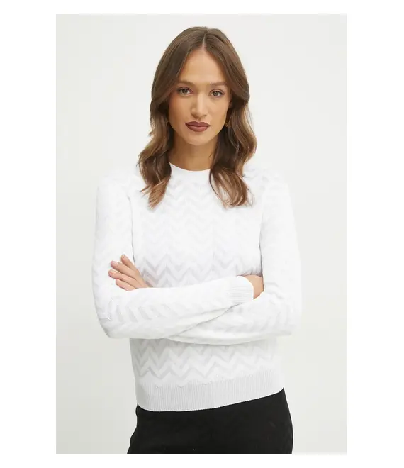 Πουλόβερ Missoni χρώμα: άσπρο, DS25SN09.BK044U