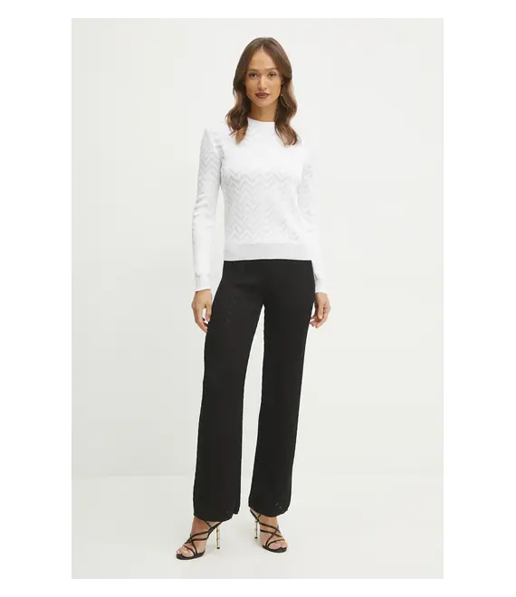 Πουλόβερ Missoni χρώμα: άσπρο, DS25SN09.BK044U