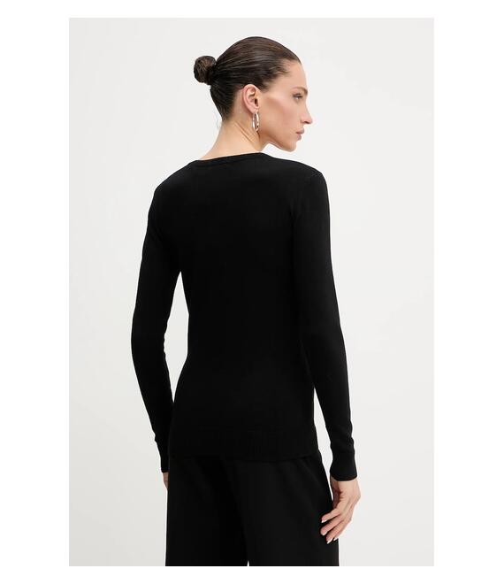 Πουλόβερ Guess MIRIAM χρώμα: μαύρο, W5GR19 Z2NQ2