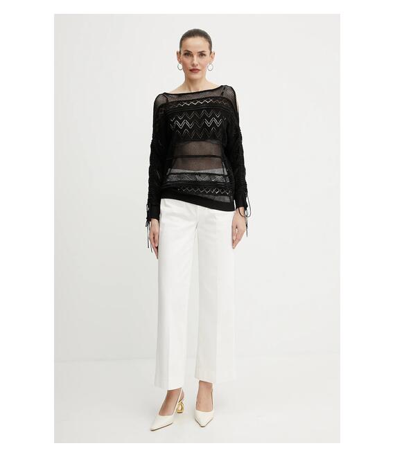 Πουλόβερ Guess NELLIE χρώμα: μαύρο, W5GR21 Z3E22
