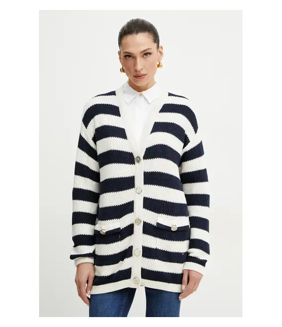 Ζακέτα από μίγμα μαλλιού Guess SOFIA χρώμα: άσπρο, W5GR38 Z37L1