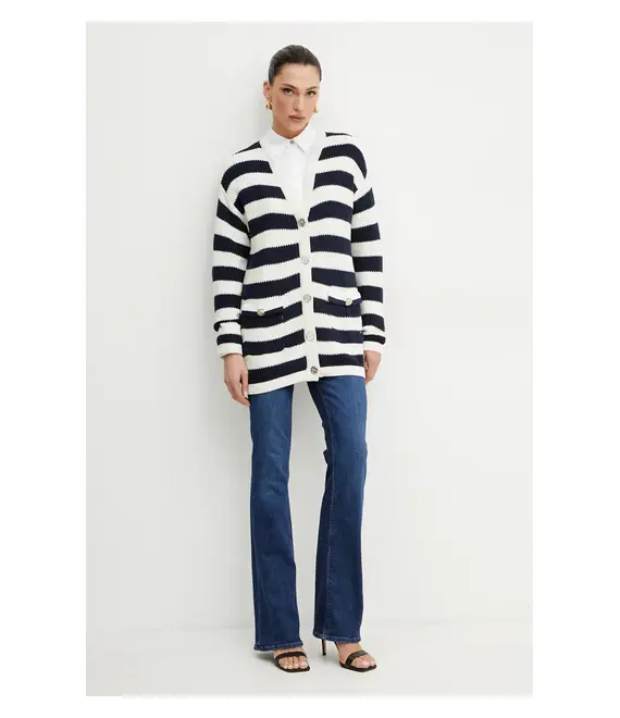 Ζακέτα από μίγμα μαλλιού Guess SOFIA χρώμα: άσπρο, W5GR38 Z37L1