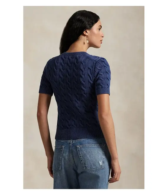 Βαμβακερή ζακέτα Polo Ralph Lauren χρώμα: μπλε, 211965756