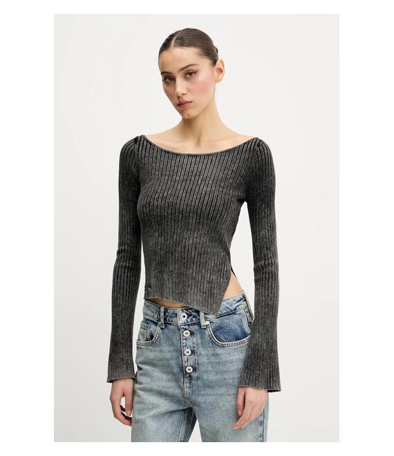 Πουλόβερ Guess Originals χρώμα: γκρι, W5GR23 Z2V62