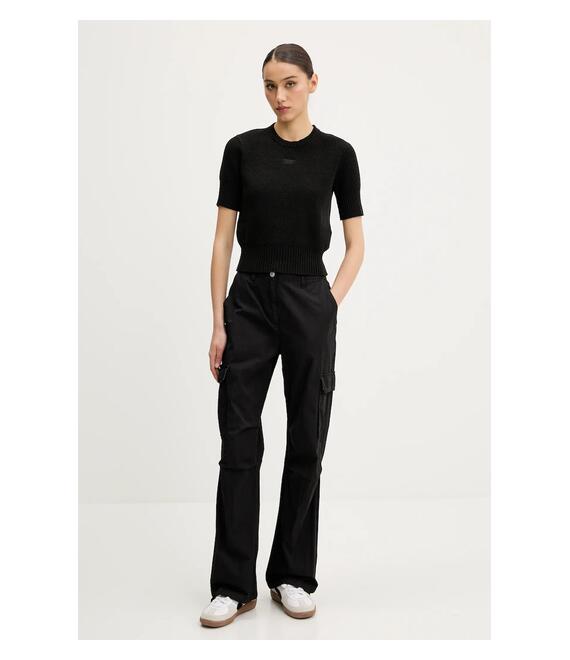 Πουλόβερ Tommy Jeans χρώμα: μαύρο, DW0DW20380
