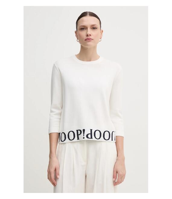 Πουλόβερ Joop! χρώμα: μπεζ, 30046058