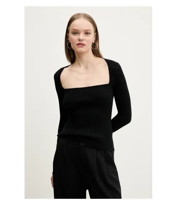 Πουλόβερ Abercrombie & Fitch χρώμα: μαύρο, KI150-5176