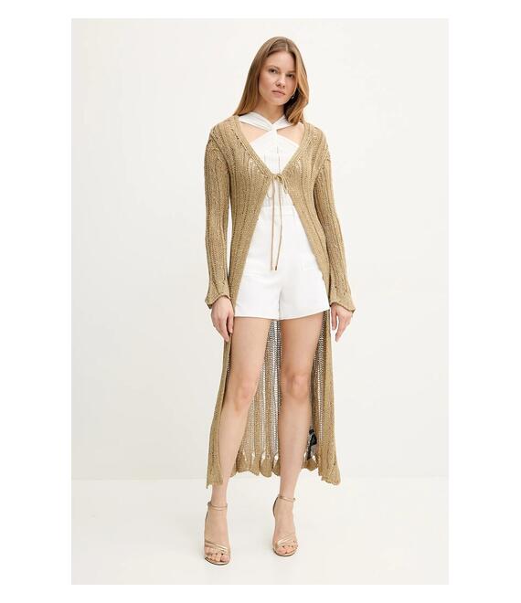 Πλεκτή ζακέτα Marciano Guess LUCKY χρώμα: πράσινο, 5GGR12 5871Z