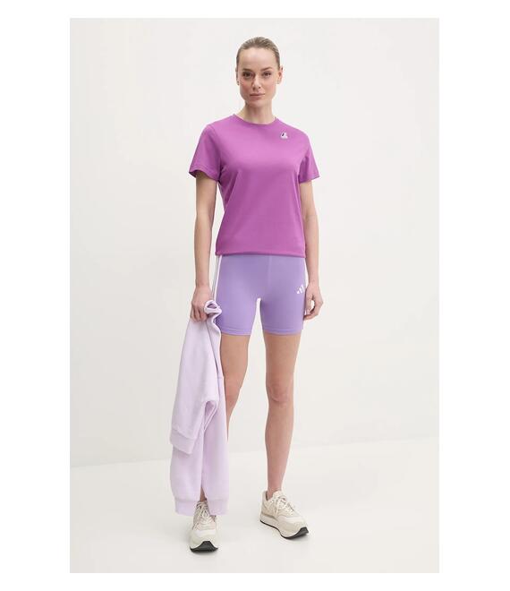 Σορτς adidas Essentials χρώμα: μοβ, JD0914