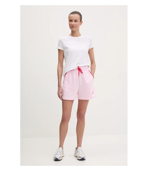 Σορτς adidas W CB Color Pop χρώμα: ροζ, JG6218