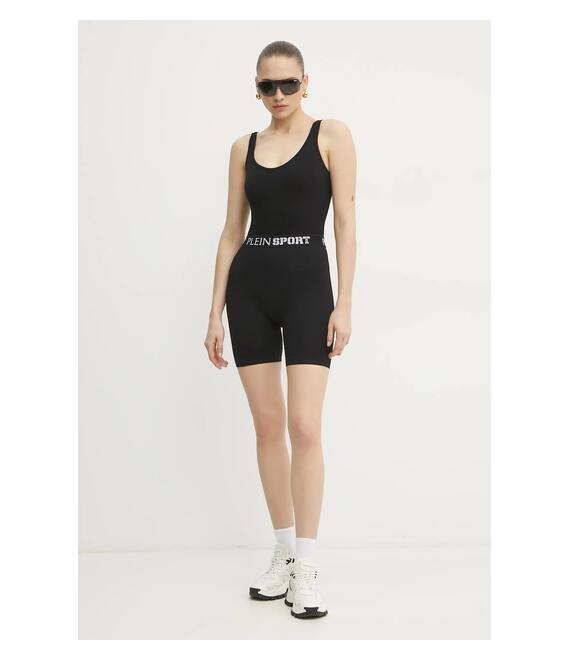 Σορτς PLEIN SPORT χρώμα: μαύρο, SAEC WJT2058 STE003N